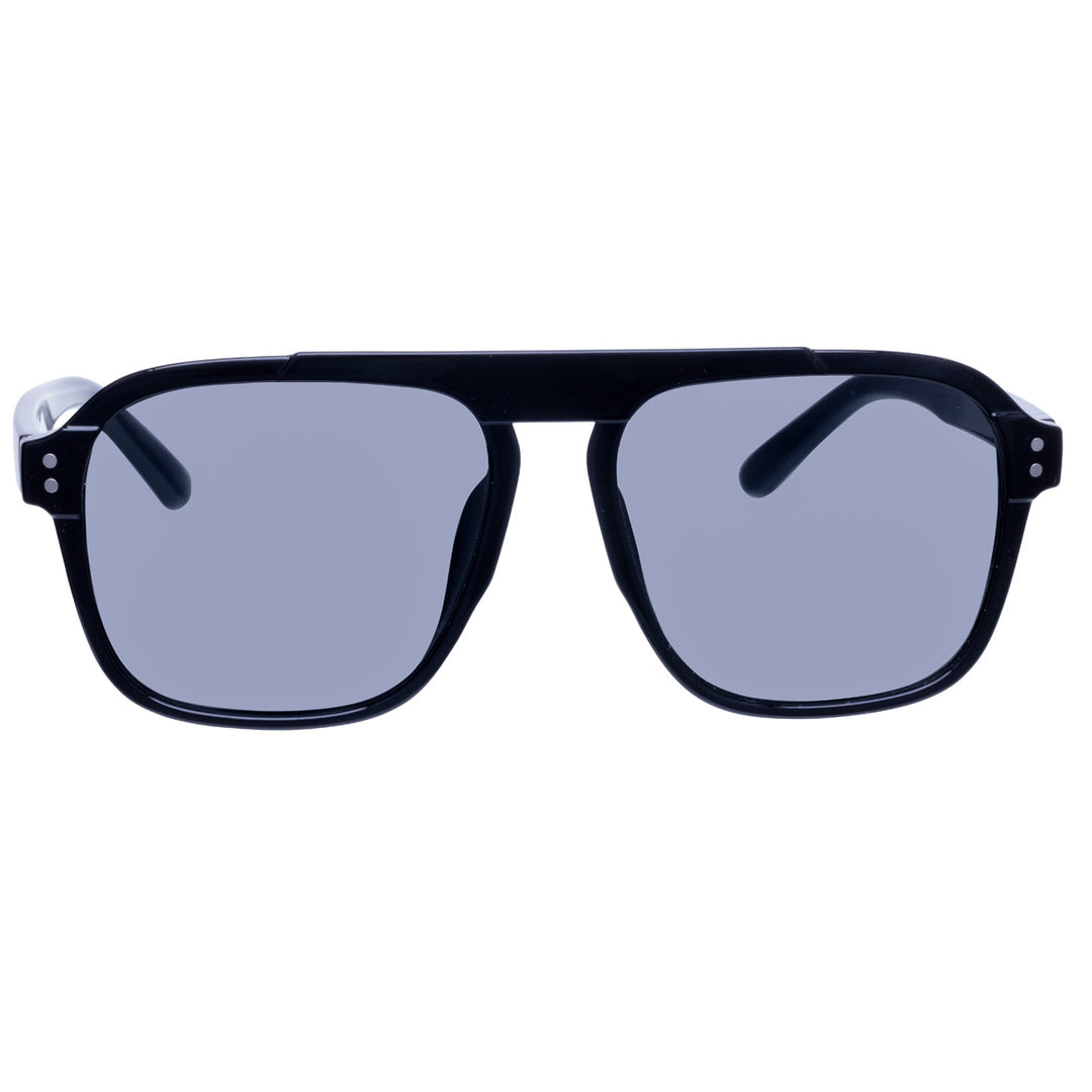 Angled aviator sunglasses flat top