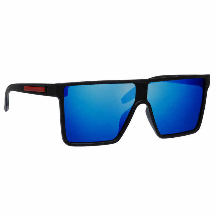 Angled flat top sunglasses