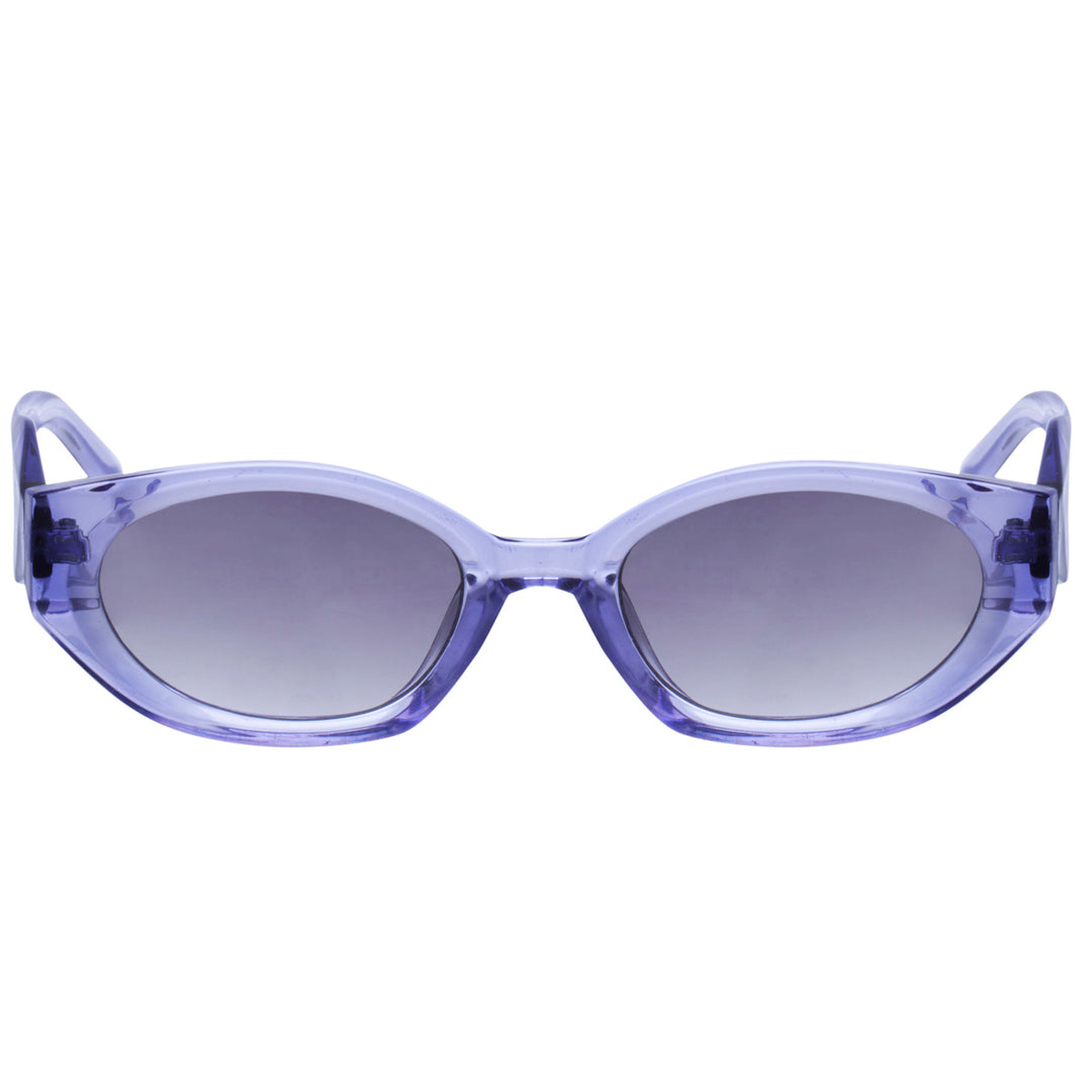 Oval angled sunglasses