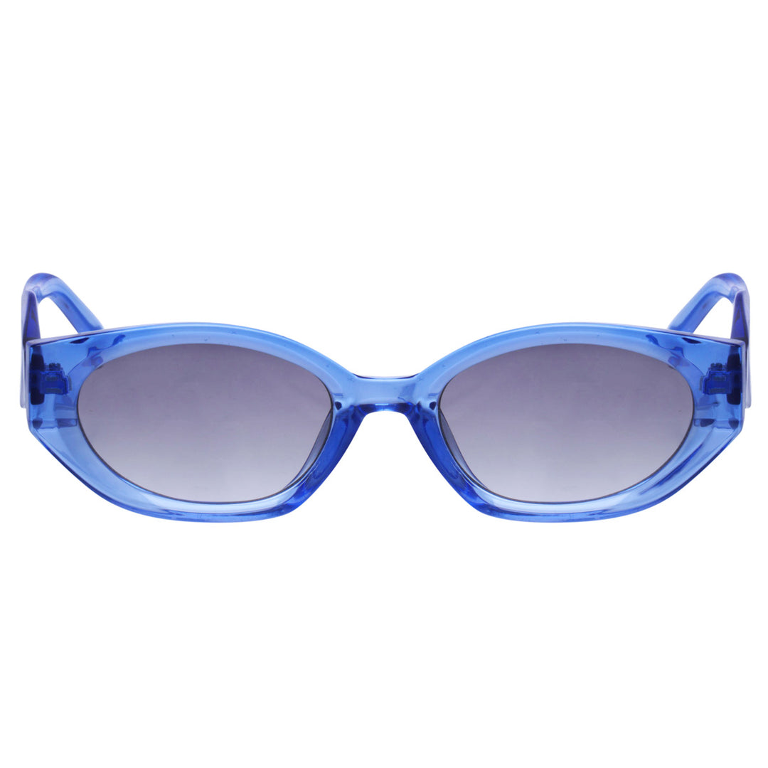 Oval angled sunglasses