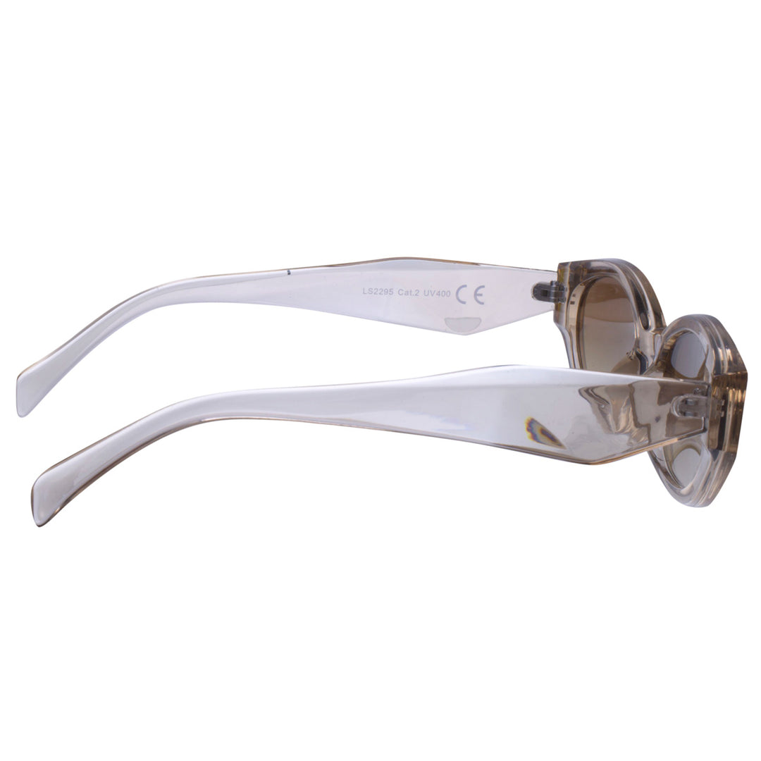 Oval angled sunglasses