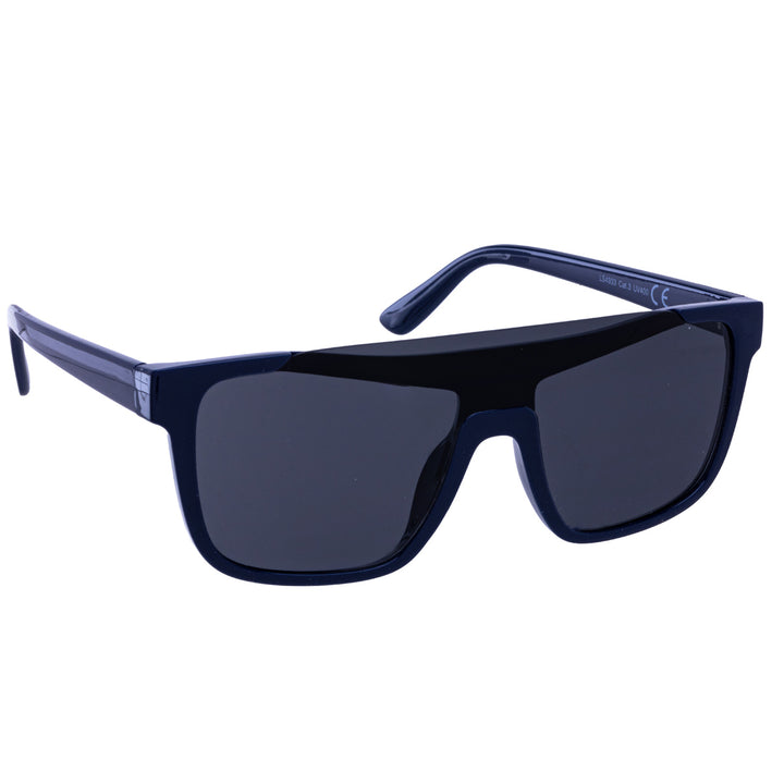 Single lens flat top sunglasses