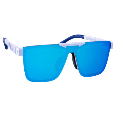 Polarised flat top sunglasses