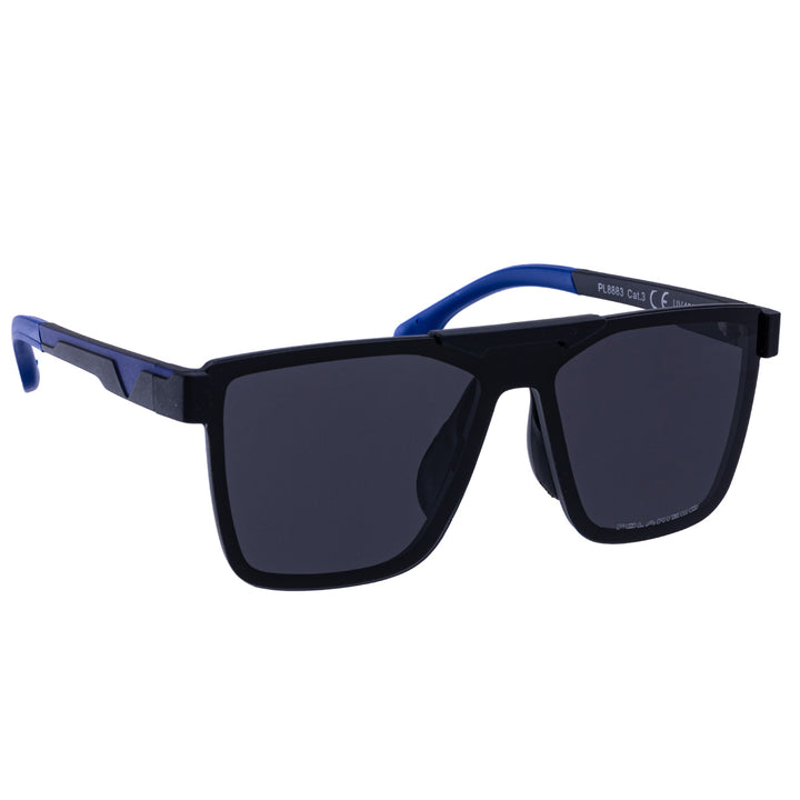 Polarised flat top sunglasses