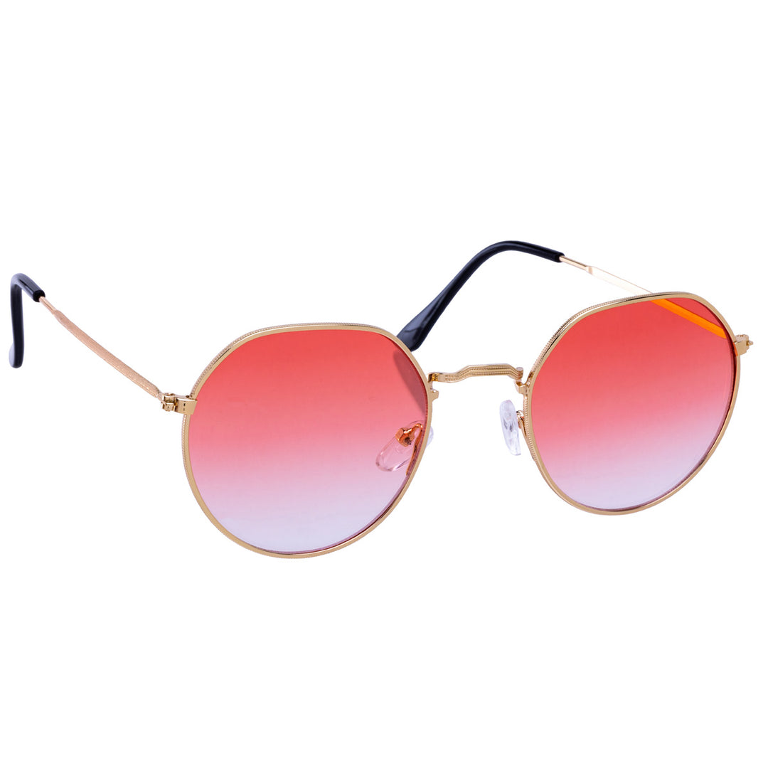 Round sunglasses with metal frames