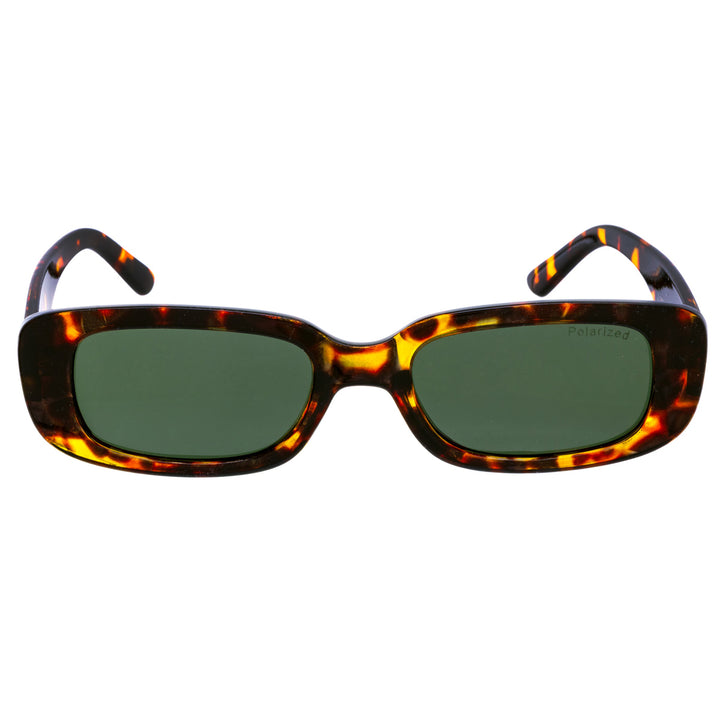 Rectangular polarised sunglasses