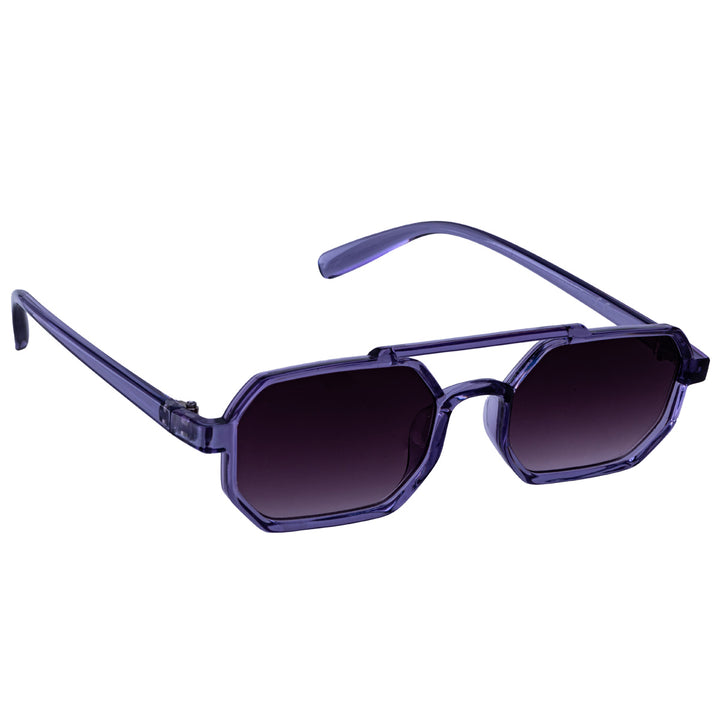 Angular rectangular sunglasses