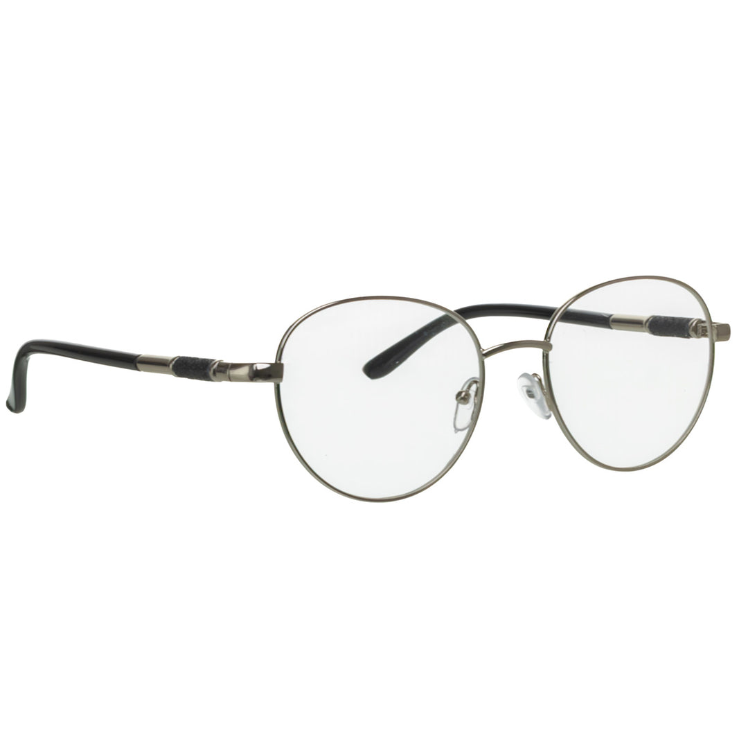 Round imitation glasses with decorative frames