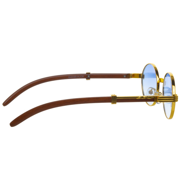 Oval retro sunglasses for women