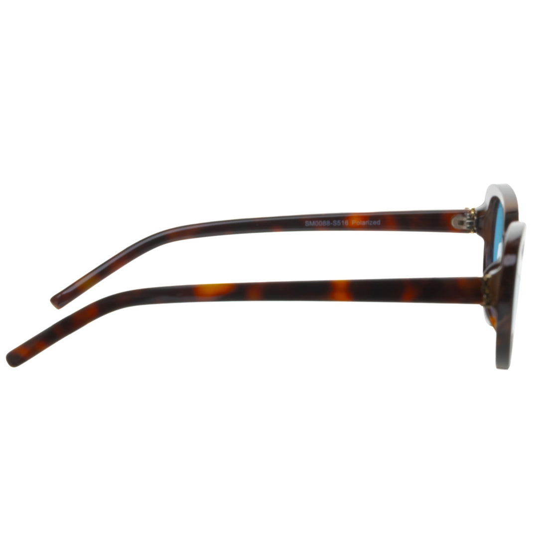 Oval polarized sunglasses for women