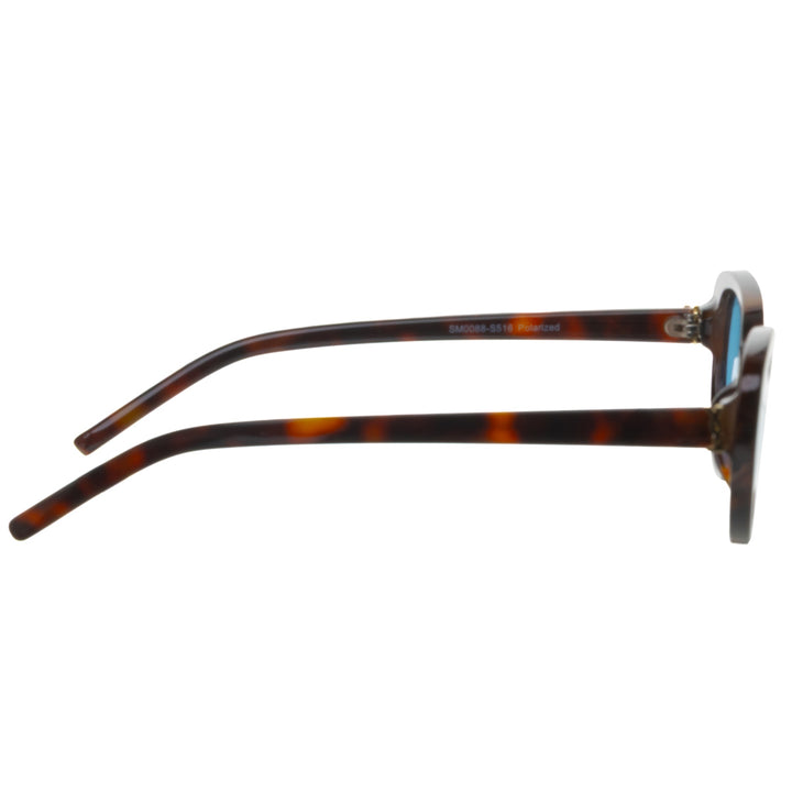 Oval polarized sunglasses for women