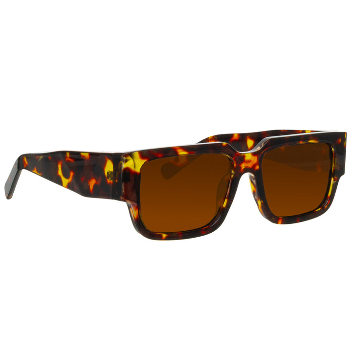 Square polarized sunglasses – thick frame