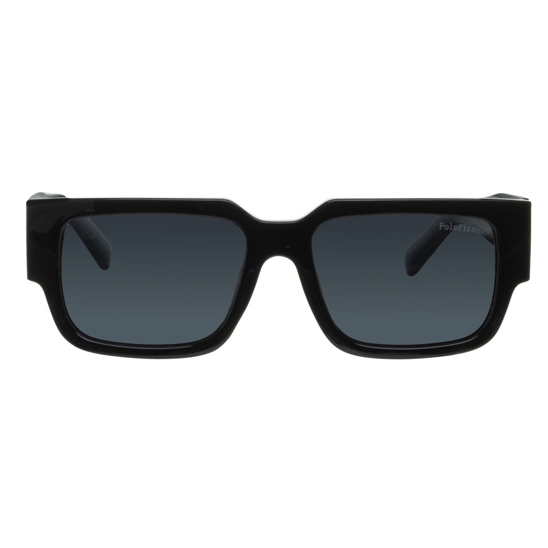 Square polarized sunglasses – thick frame