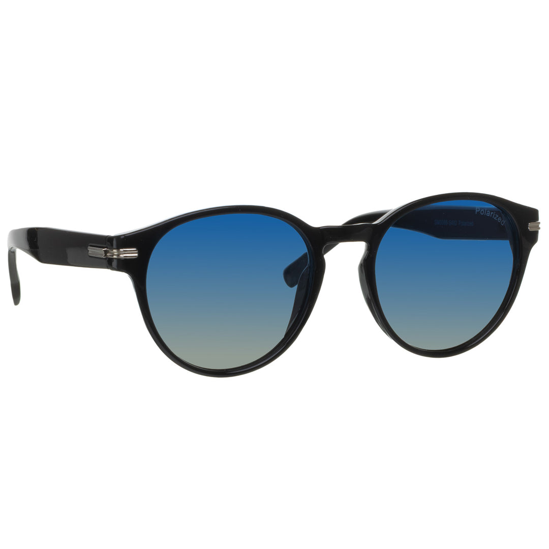 Round polarized sunglasses for women