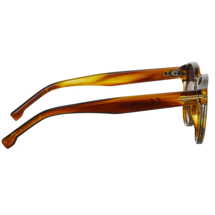 Round polarized sunglasses for women