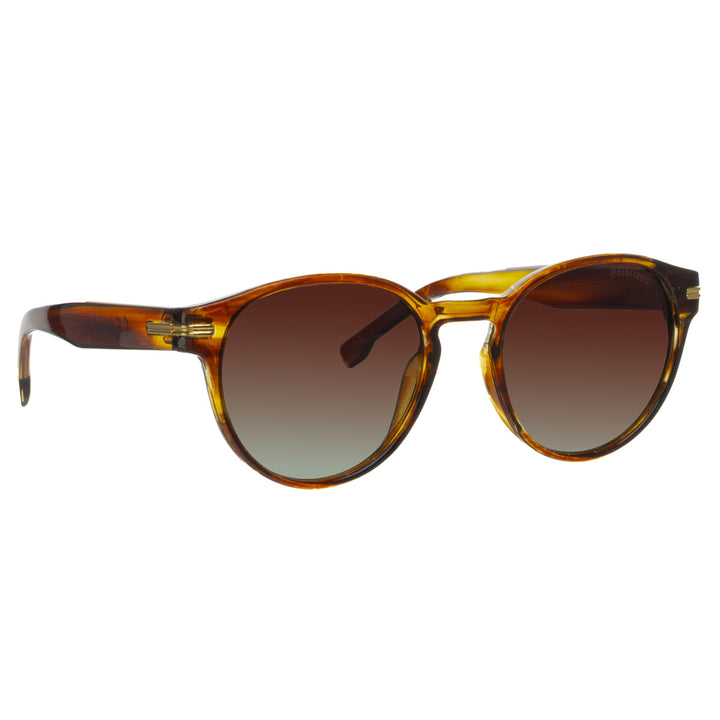 Round polarized sunglasses for women