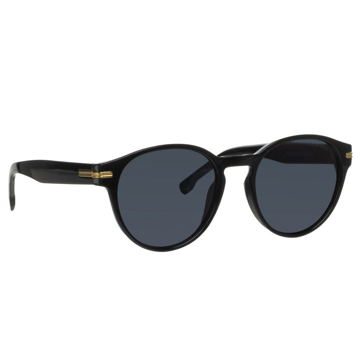 Round polarized sunglasses for women