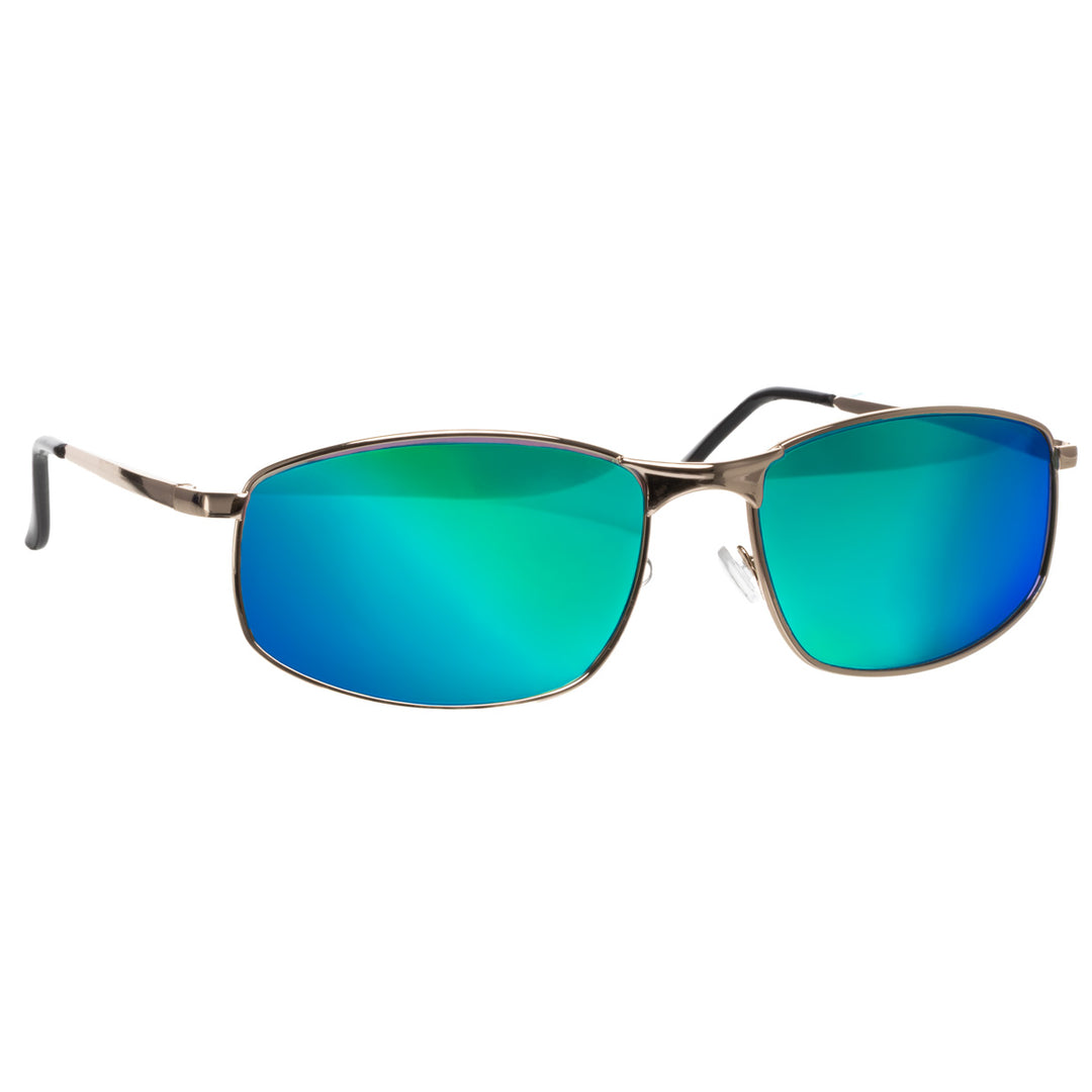 Polarized men's rectangular sunglasses