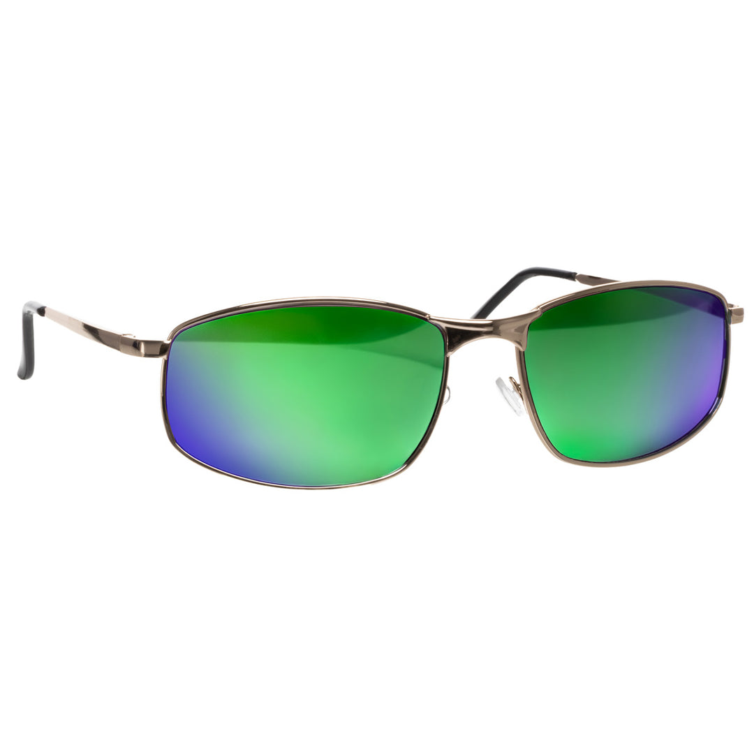 Polarized men's rectangular sunglasses