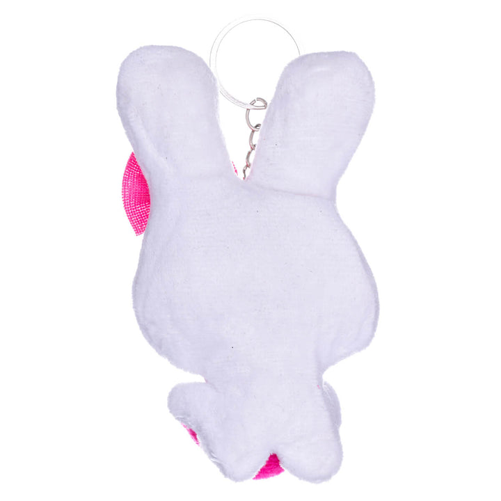 Soft bunny keyring