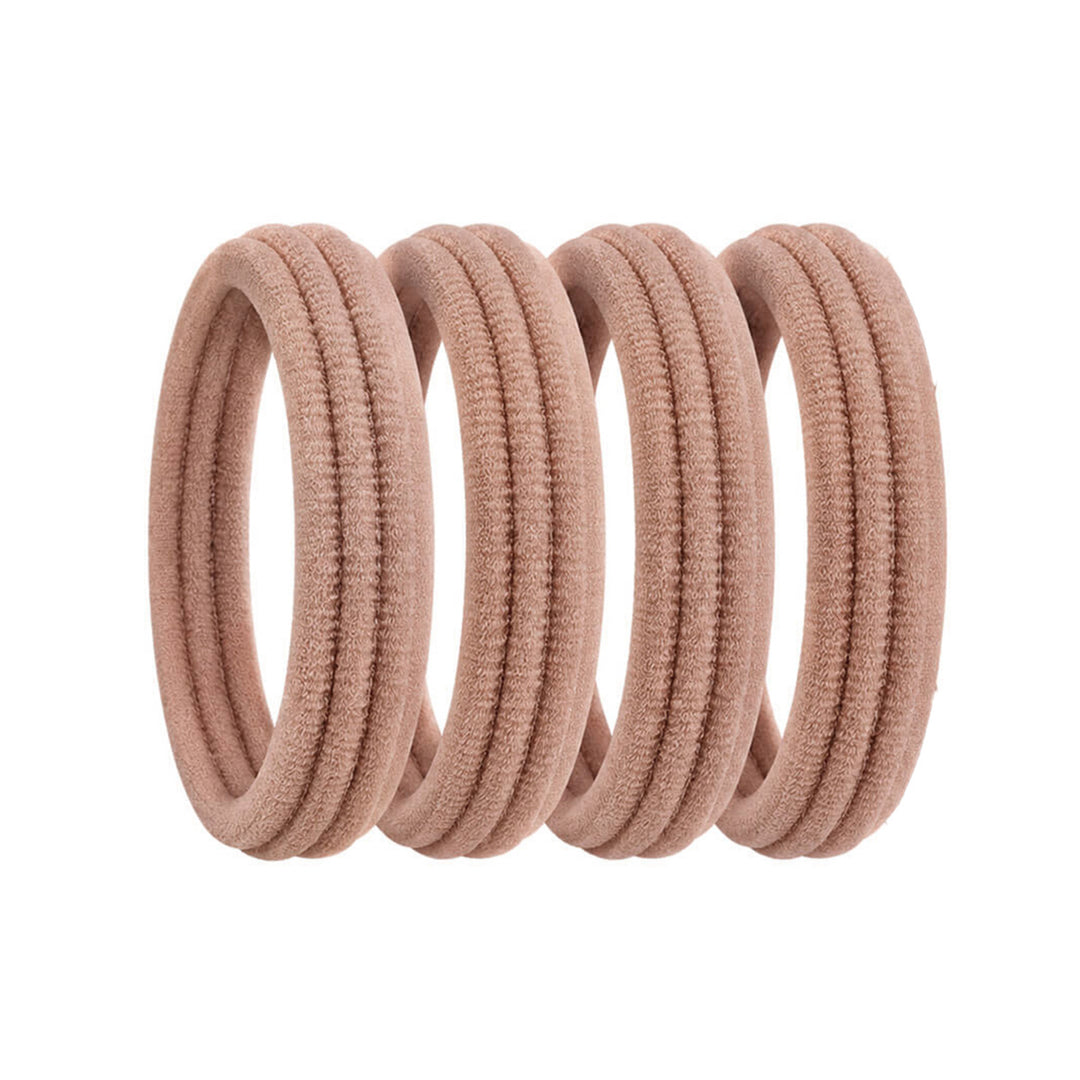 Seamless Hair Ties for Thick Hair, 6-Pack