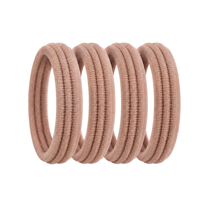 Seamless Hair Ties for Thick Hair, 6-Pack