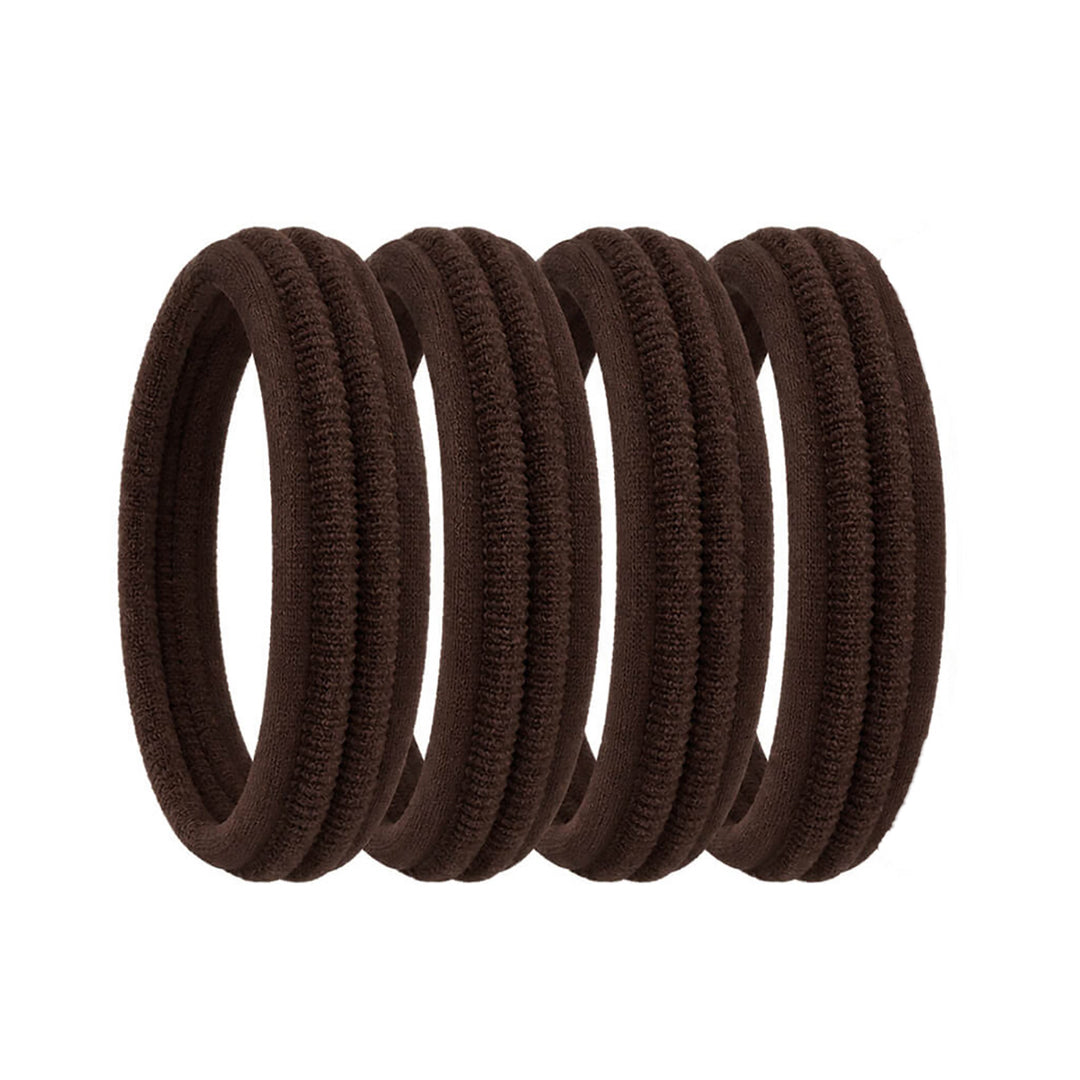 Seamless Hair Ties for Thick Hair, 6-Pack