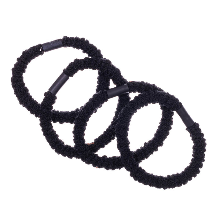 Soft fabric hair loop 4pcs