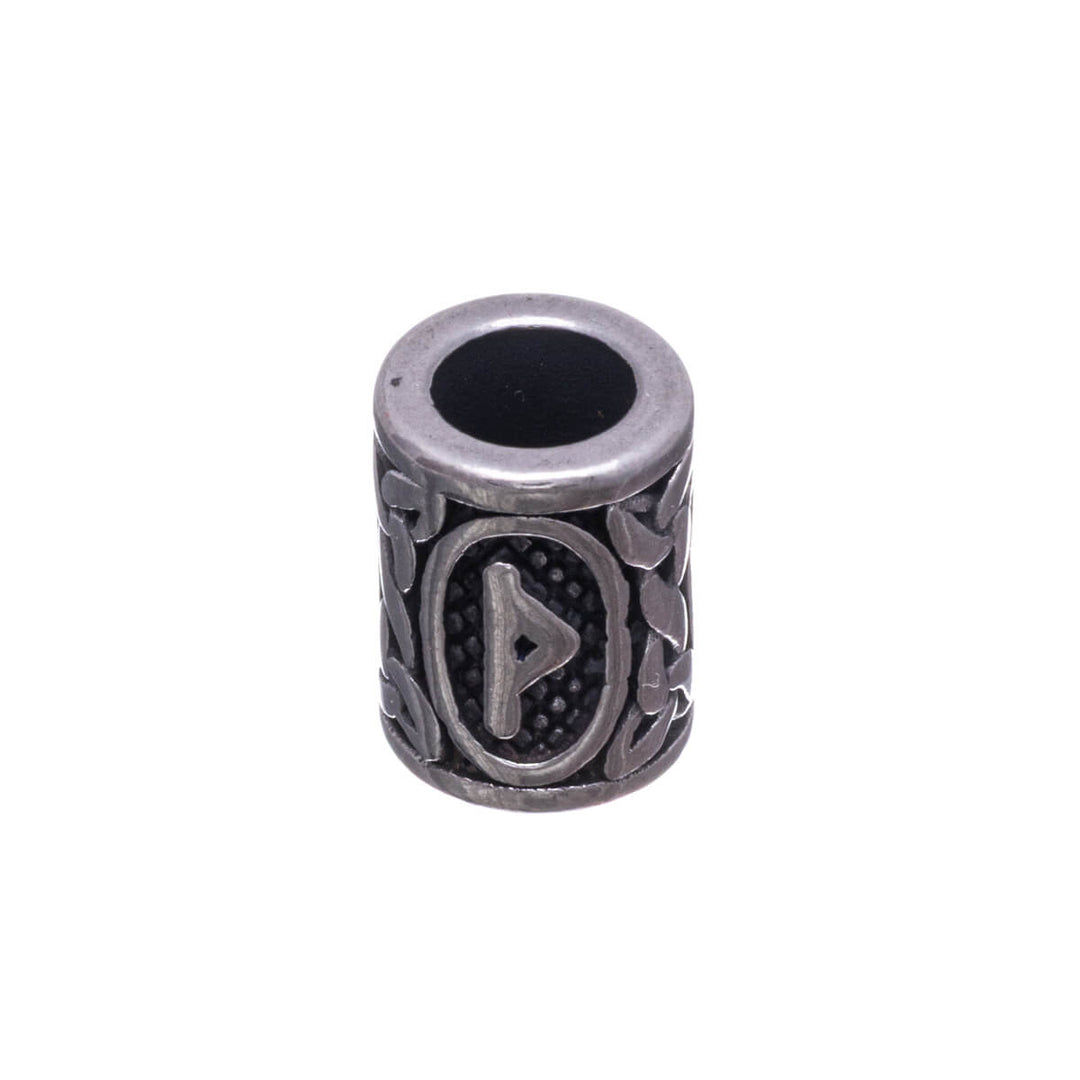 Steel beard necklace Skjoldr (Steel 316L)