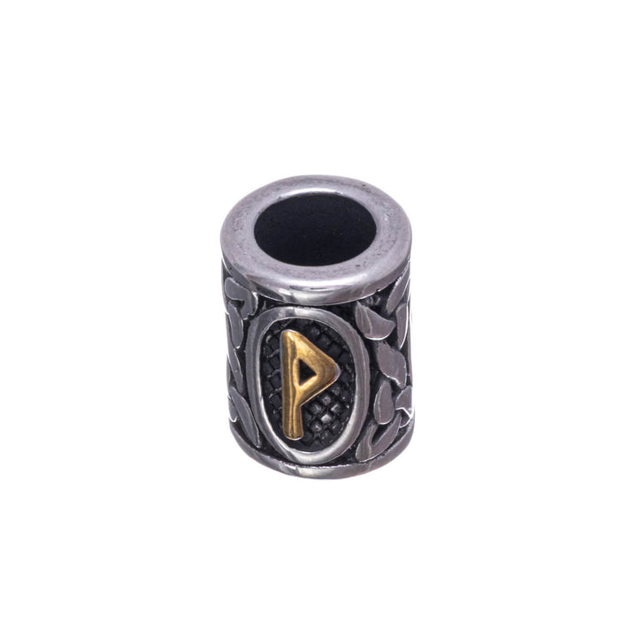 Steel beard necklace Skjoldr (Steel 316L)