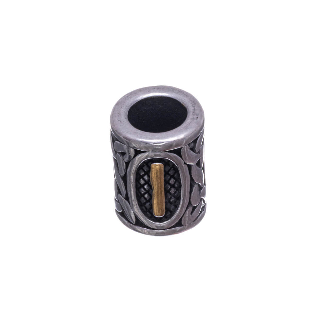 Steel beard necklace Varðr (Steel 316L)