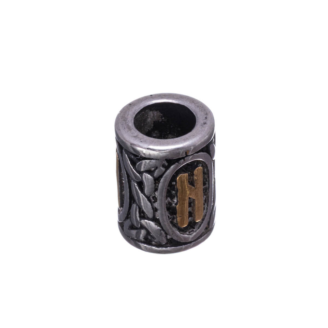 Steel beard comb Berkano (316L steel)