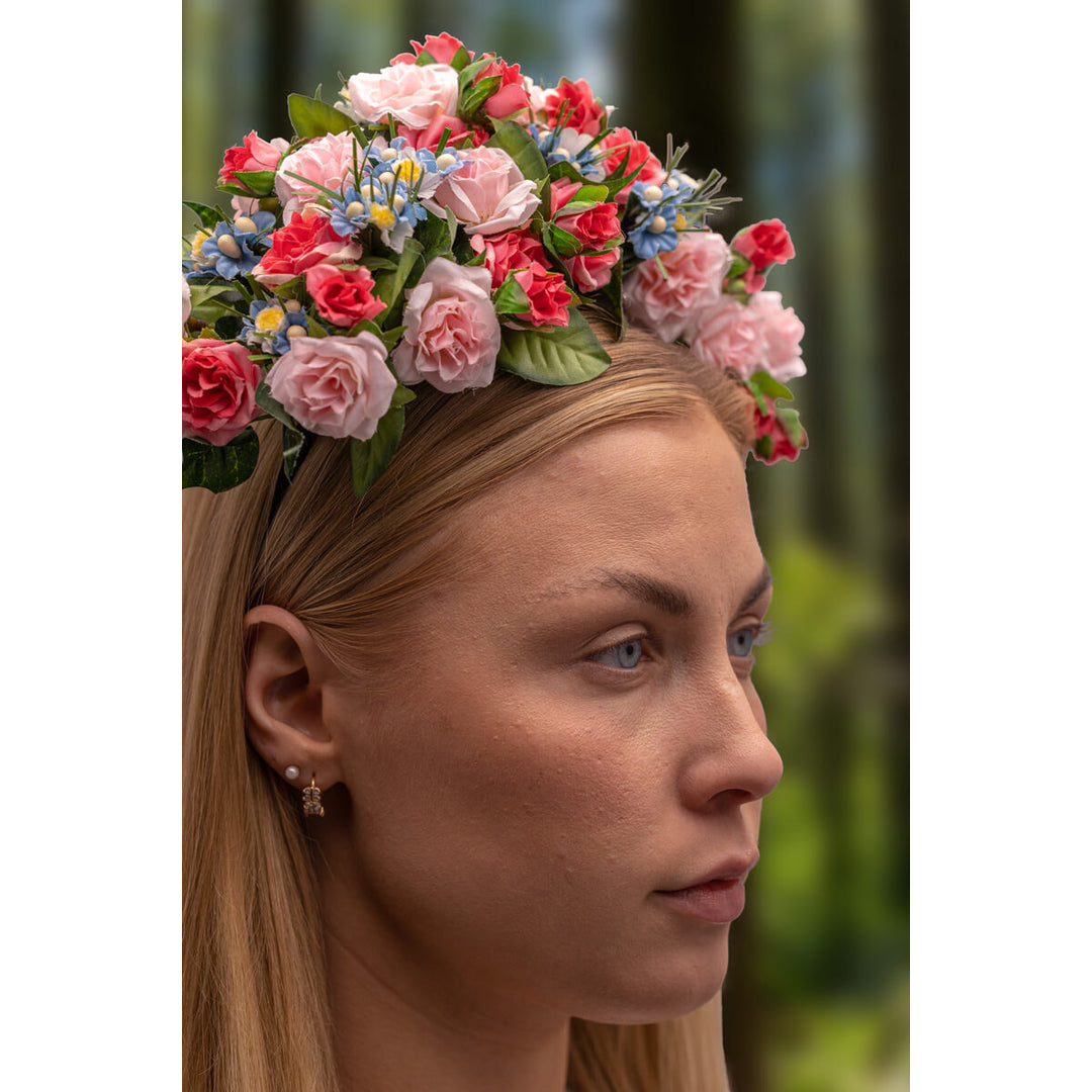 Rich flower hairband flower collar