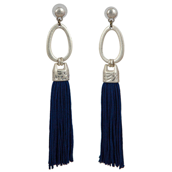 Big tassel earrings