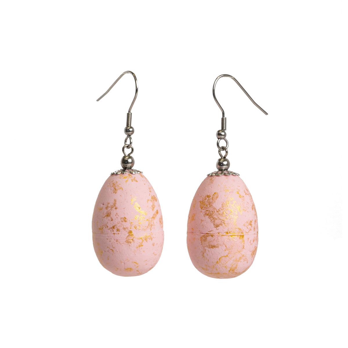 Decorated Easter egg earrings