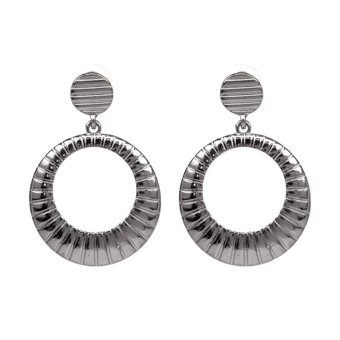 Round earrings