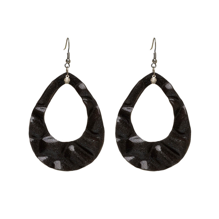 Plastic hanging earrings