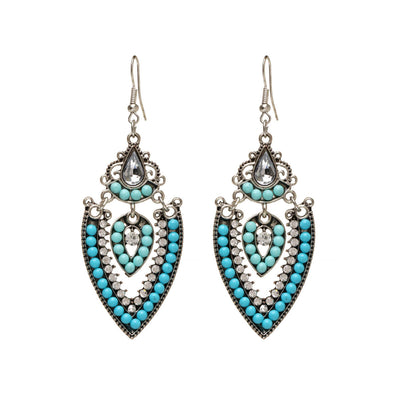 Multicolored hanging earrings
