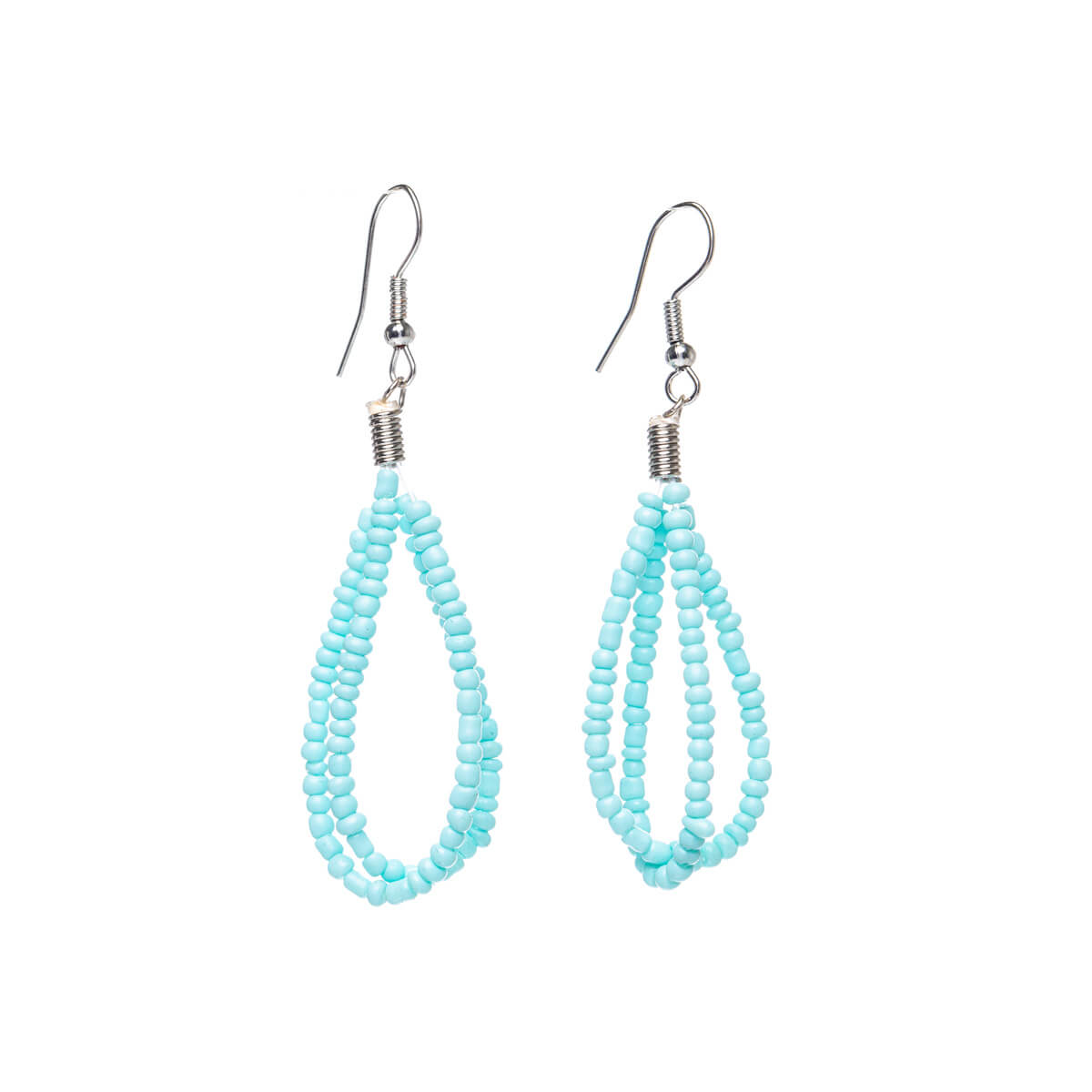 Pearl ribbon earrings