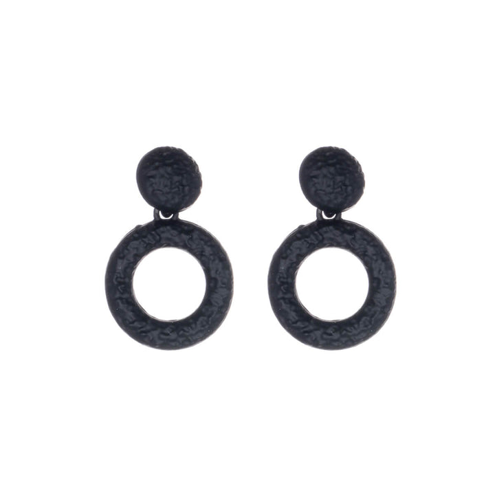 Uneven ring earrings