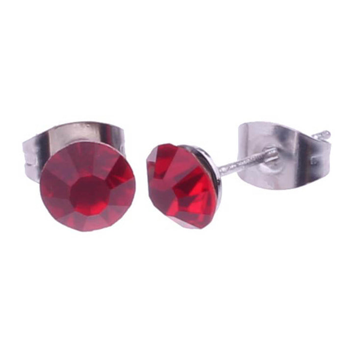 Glassy earrings 7mm