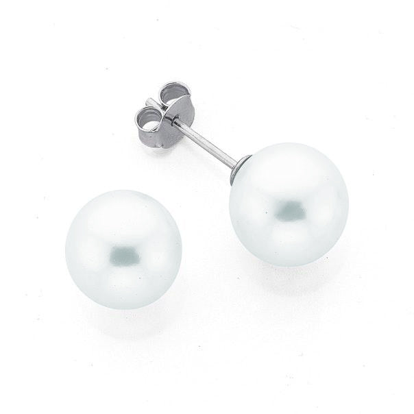 Pearl earrings 10mm