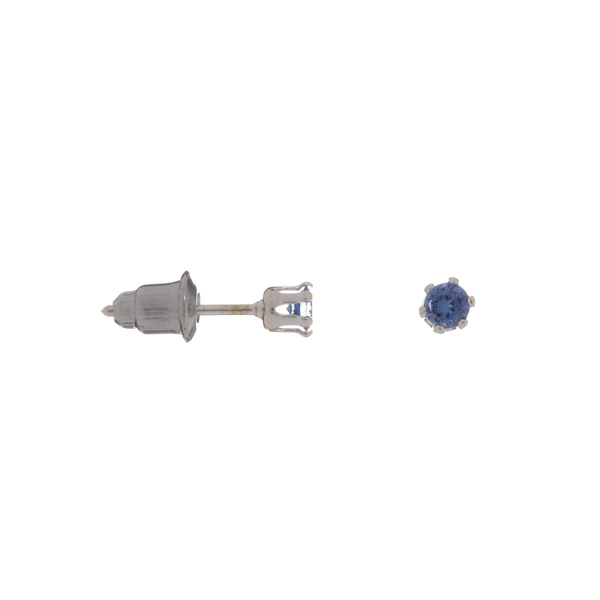 Glass stone earrings 3mm