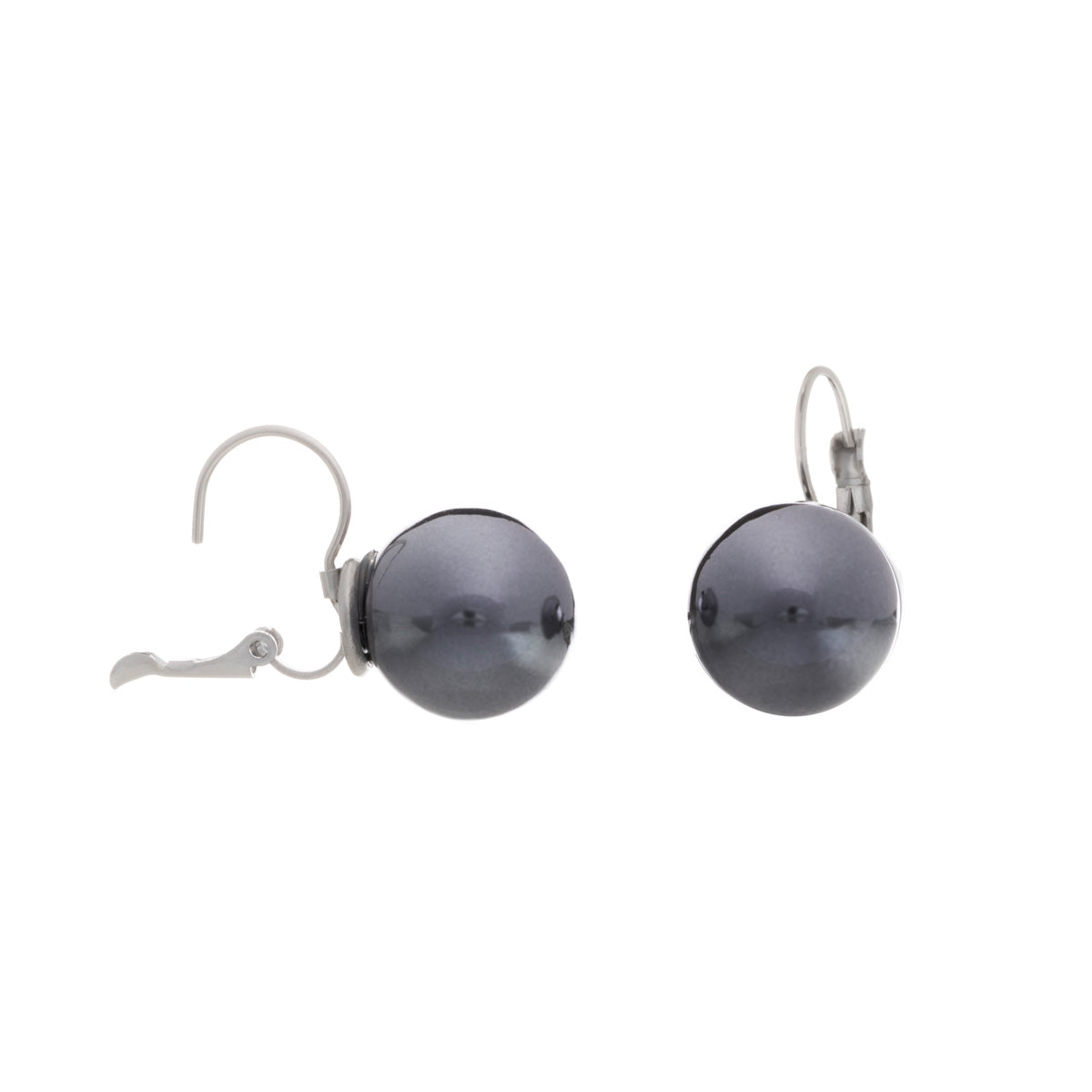Hooked ball earring (steel)