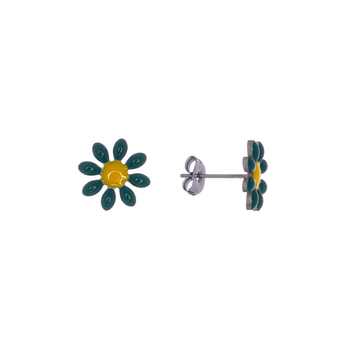 Sunflower earrings (Steel 316L)
