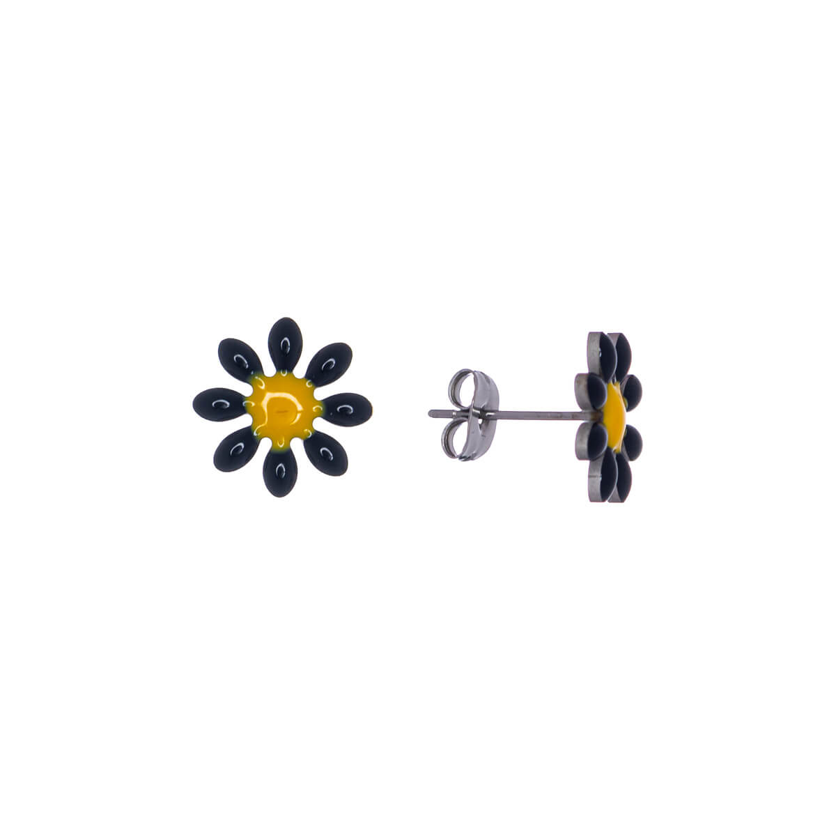 Sunflower earrings (Steel 316L)