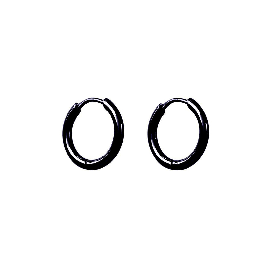 Small earrings steel earrings 8mm (Steel 316L)