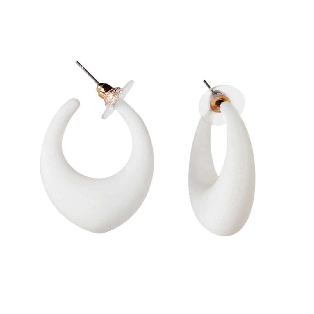 Plastic tires earrings 2.6cm