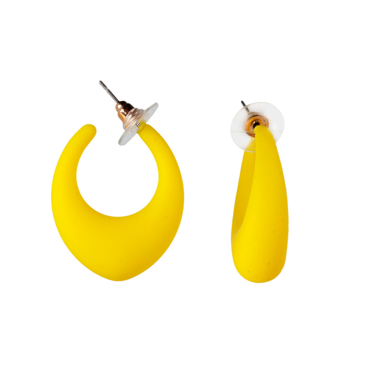 Plastic tires earrings 2.6cm