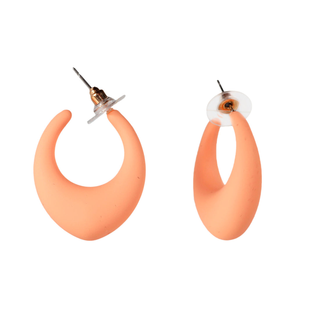 Plastic tires earrings 2.6cm